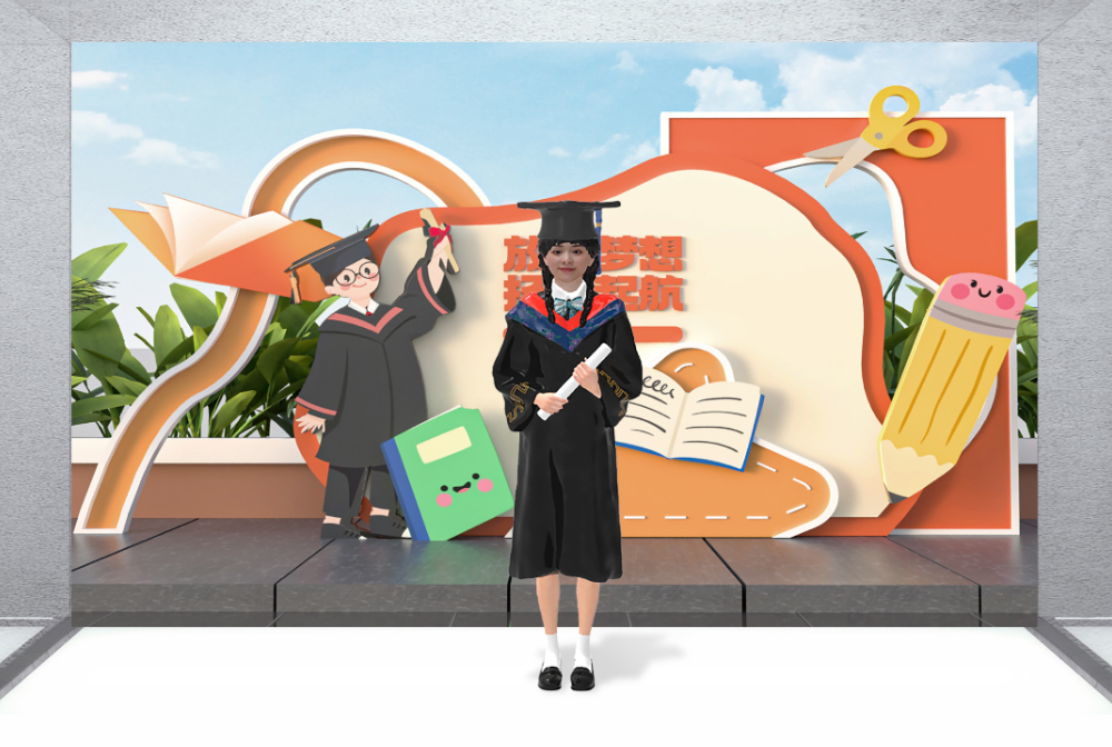 毕业季班级集体手办